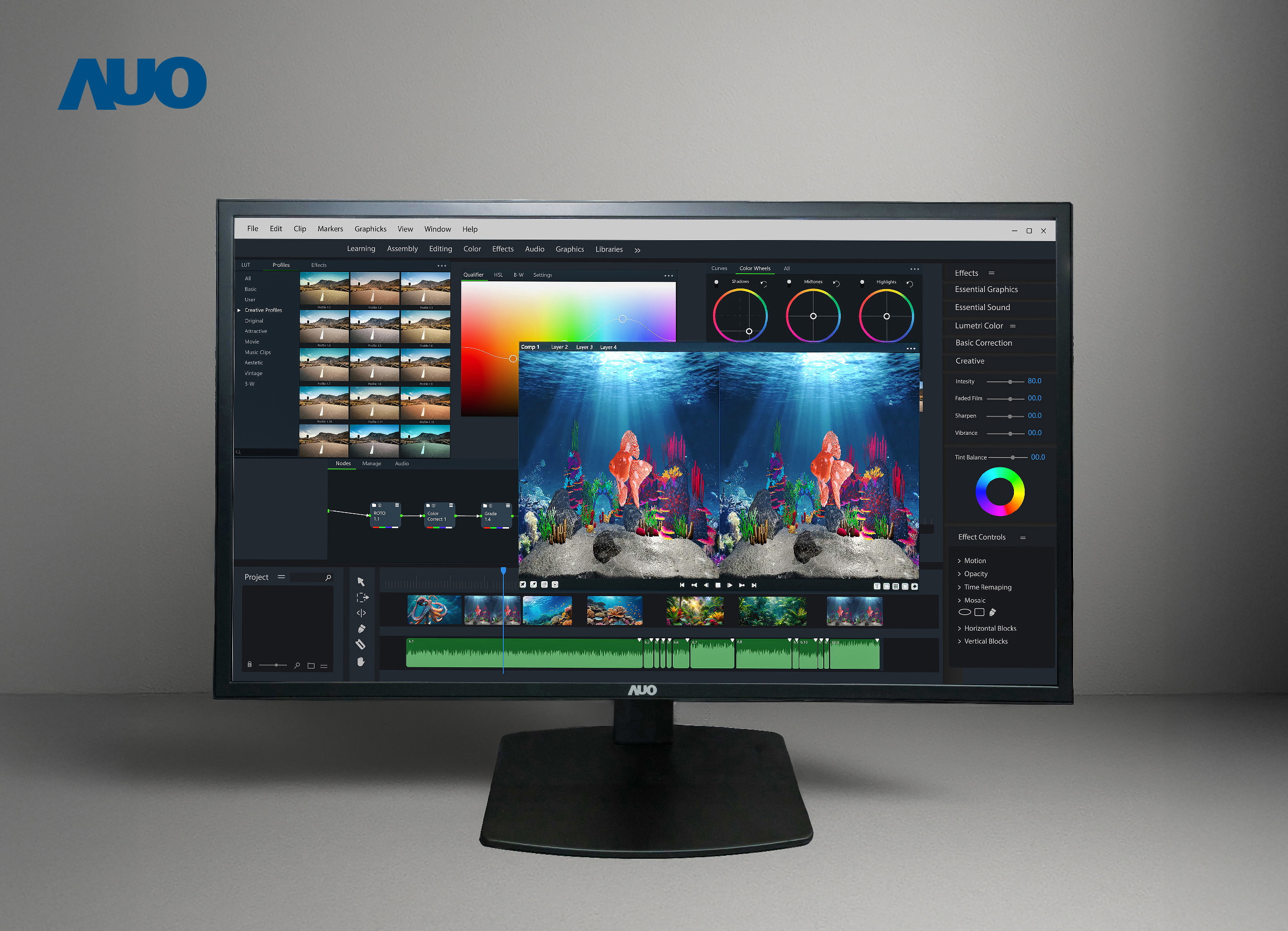 東升國際開發(fā)32吋2D/3D專業(yè)桌上型顯示器，擁有8K4K超高解析度，並以低串?dāng)_演算法優(yōu)化3D顯示效果，搭載自動眼球追蹤功能，能即時調(diào)整3D圖像，進(jìn)行即時2D與3D無縫共存視窗，提供圖像設(shè)計工作者突破二維介面的嶄新工作氛圍與效率
